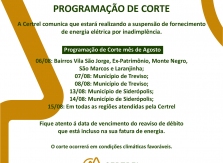 Programação de Corte