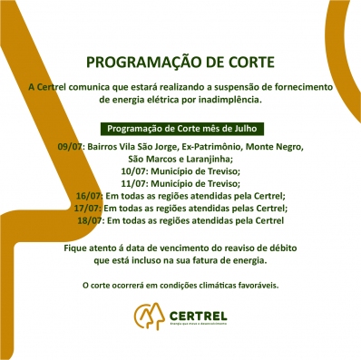 Programação de Corte